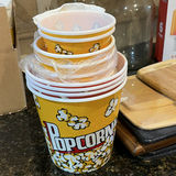 Kitchenware assortment: bamboo cutting boards, glass jars, popcorn tub, and ice pop molds - thumbnail 4 of 6