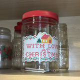 Ceramic Christmas-Themed Bowls and Plates with Glass Jars - thumbnail 6 of 11