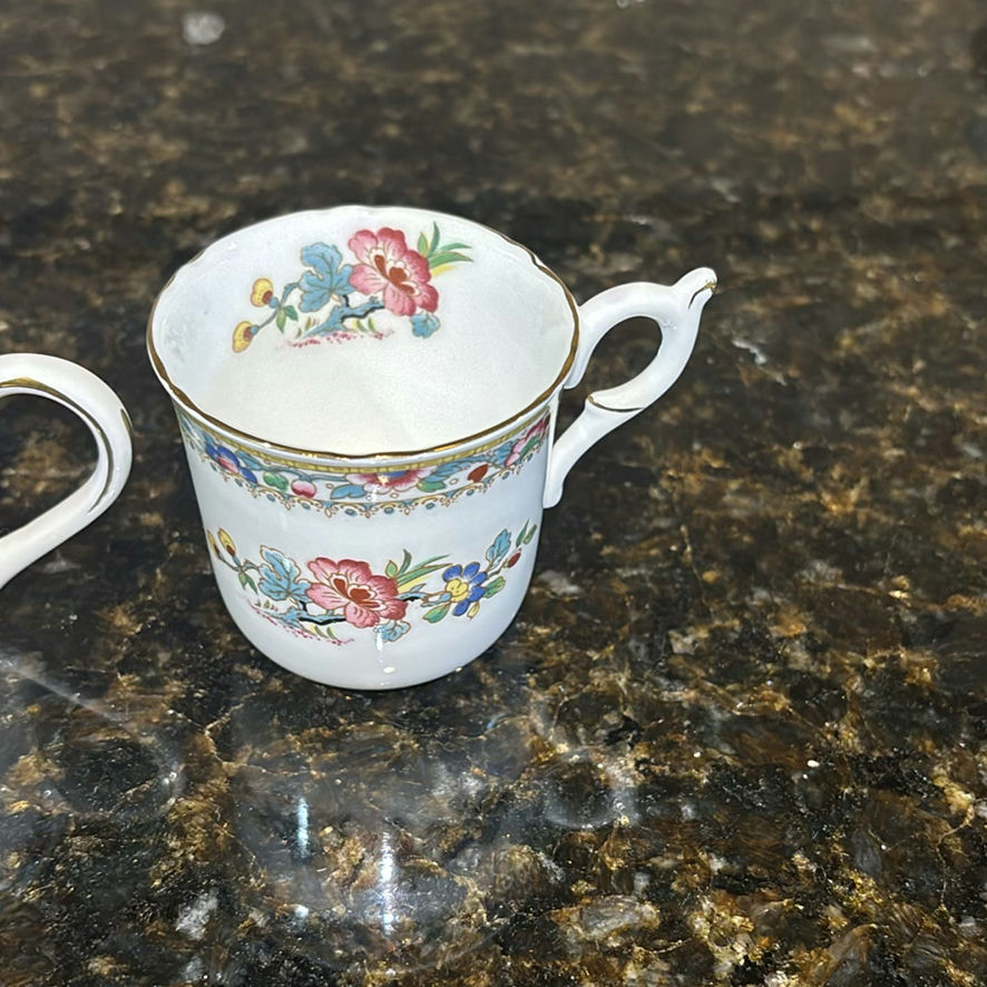 Assorted Ceramic Dishware with Floral Plates, Cups, and Decorative Bowls - image 10 of 14
