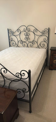 Metal Bed Frame with Imperial Dream Cloud Mattress - Image 1 of 5