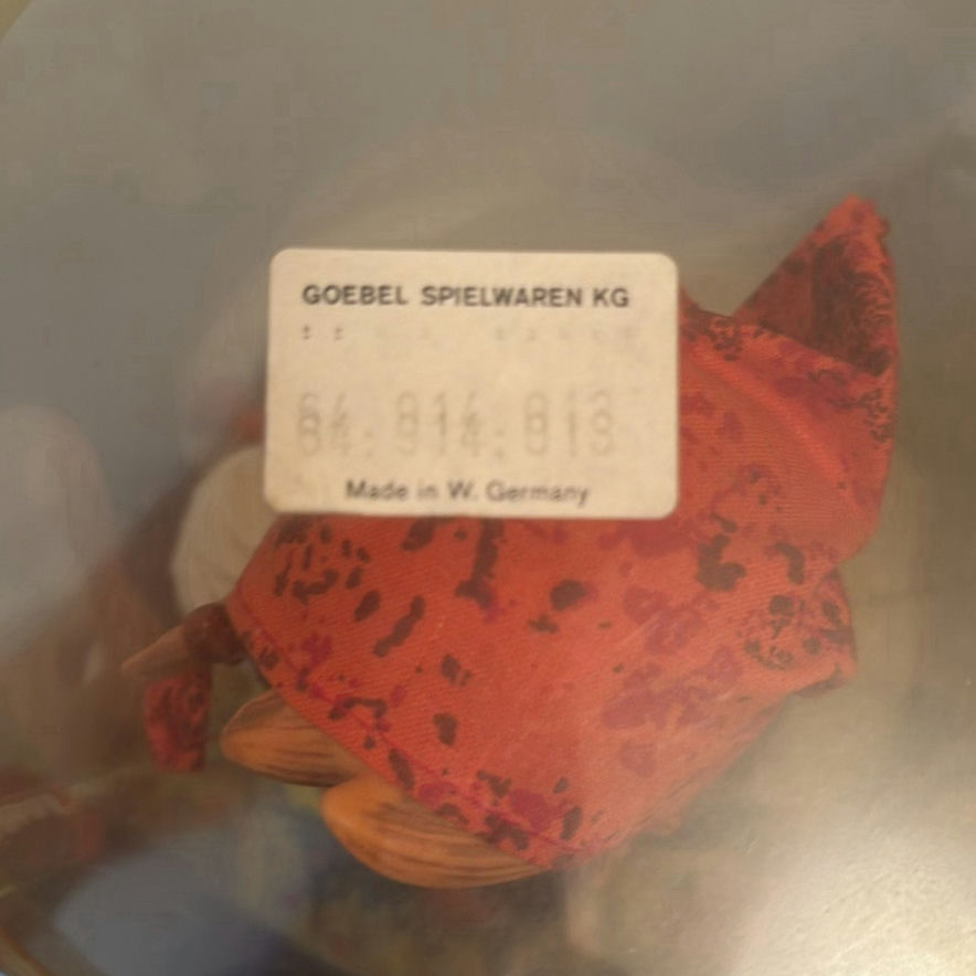 Goebel Doll Figurine With Goose in Clear Display Case - image 5 of 5
