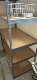 Metal Shelving Unit with Wire Basket - thumbnail 2 of 5