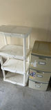 Plastic Shelving Unit and Plastic Drawer Storage Cabinet - thumbnail 1 of 5