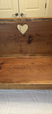 Wooden Bench with Heart Cutout Backrest - thumbnail 4 of 10