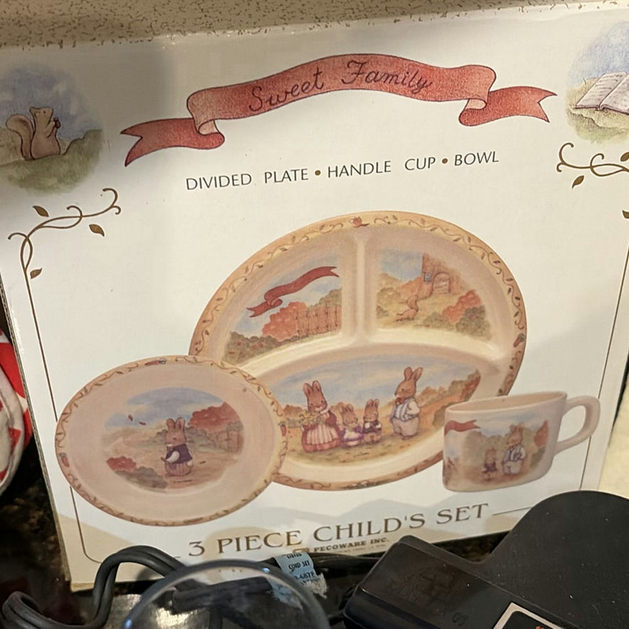 Assorted Kitchenware and a 3-Piece Children's Dinnerware Set - image 3 of 6