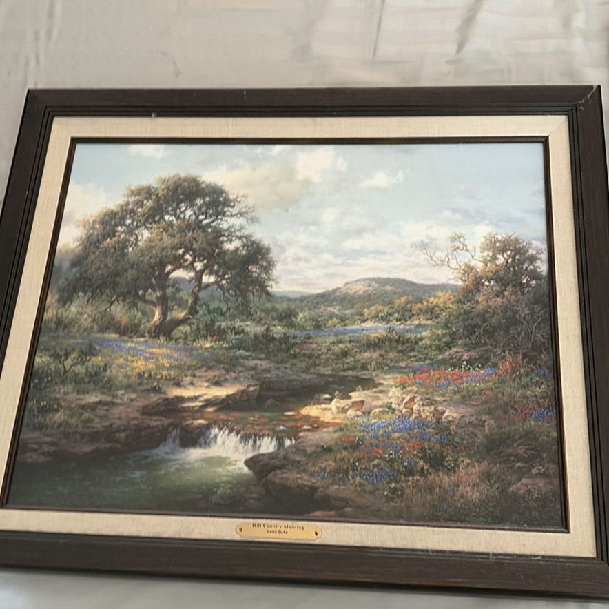 Two Framed Landscape Art Prints by Larry Dyke - image 4 of 5