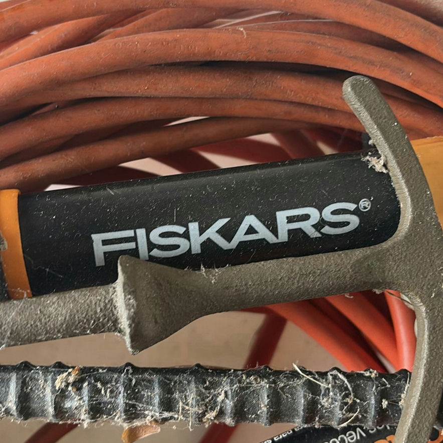 All American Metal Toolbox, Fuel Can, Extension Cord, and Fiskars Hedge Shears - image 4 of 7