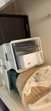 Full-Length Mirror, Storage Bins, and Wicker Basket - thumbnail 3 of 6