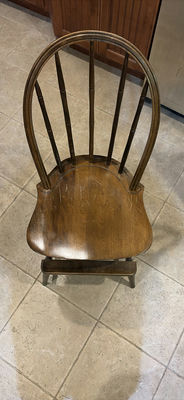 Vintage wooden high chair - Image 1 of 4
