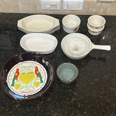 Assorted Ceramic Bakeware and Bowls - Image 1 of 8