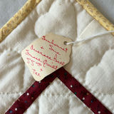 Handmade quilts and decorative pillow with bear appliqué, plus a Playmobil toy box - thumbnail 7 of 9