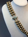 14K Double Strand Bead Necklace (49+dwt) - thumbnail 3 of 5