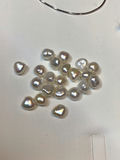 14K White Gold & Pearls Necklace (4+dwt) - thumbnail 6 of 8
