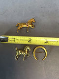 Antique 14K Yellow Gold Horse Pins (5+dwt) - thumbnail 10 of 10