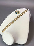 14K Yellow Gold Bracelet & Ring (18+dwt) - thumbnail 1 of 9
