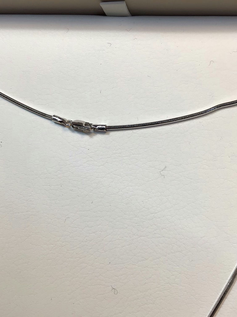 14K White Gold & Pearls Necklace (4+dwt) - image 3 of 8