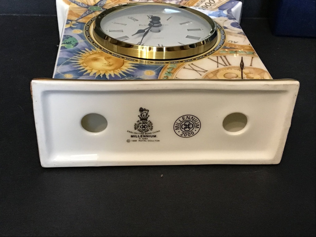 Royal Doulton Millennium Desk Clock - image 4 of 6