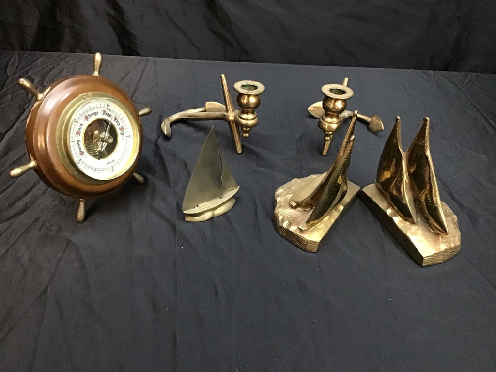 Vintage Brass Seafaring Decor - image 1 of 7