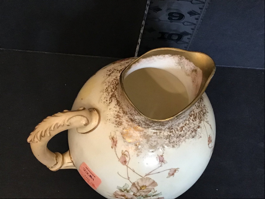 Burslem Royal Doulton Floral Vase and Pitcher - image 12 of 14