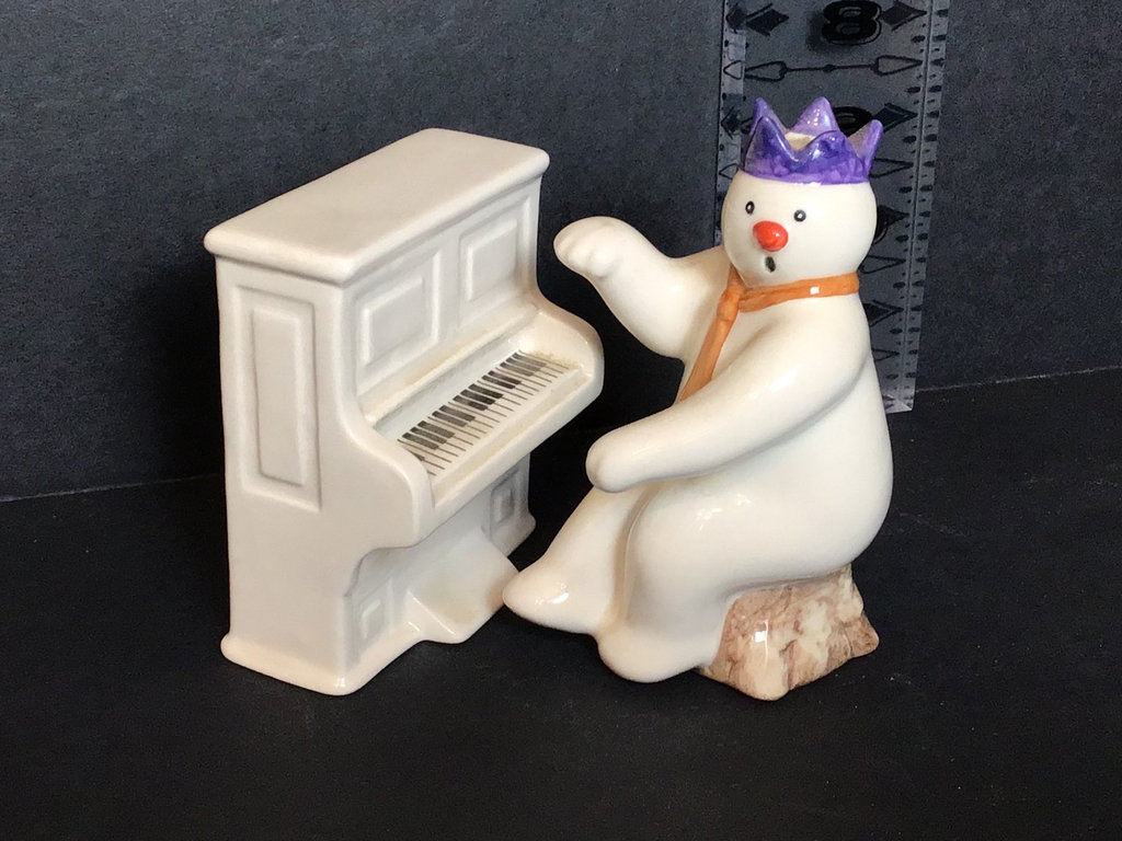 Royal Doulton Figurine - Snowman & Piano - image 1 of 5