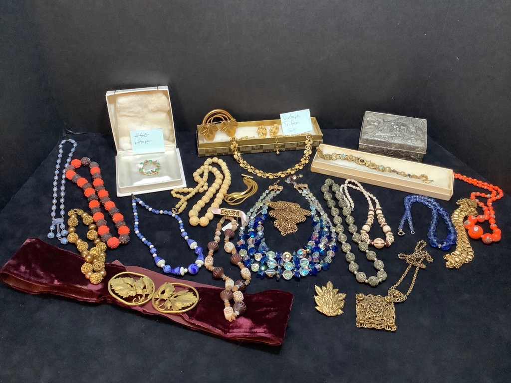 Vintage Costume Jewelry - Trifari & More - image 1 of 14