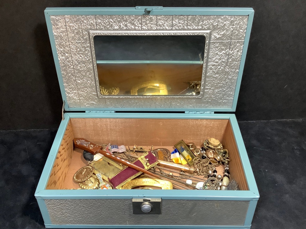 Antique Treasures Jewelry Box - image 1 of 18
