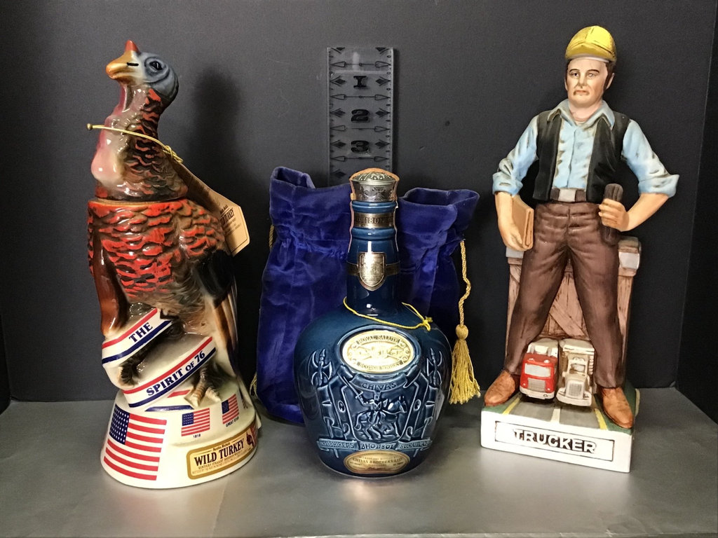 Collectible Ceramic Liquor Bottles - image 1 of 14