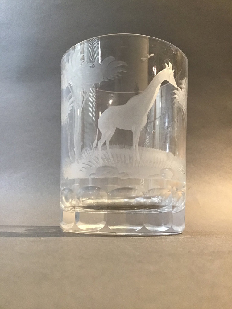 Queen Lace Crystal Double Old Fashioned Safari Glasses - image 6 of 8