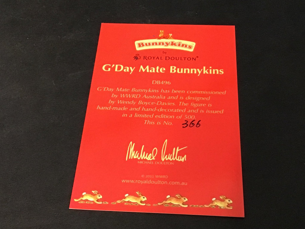 Royal Doulton Bunnykins - G'Day Mate - image 7 of 7