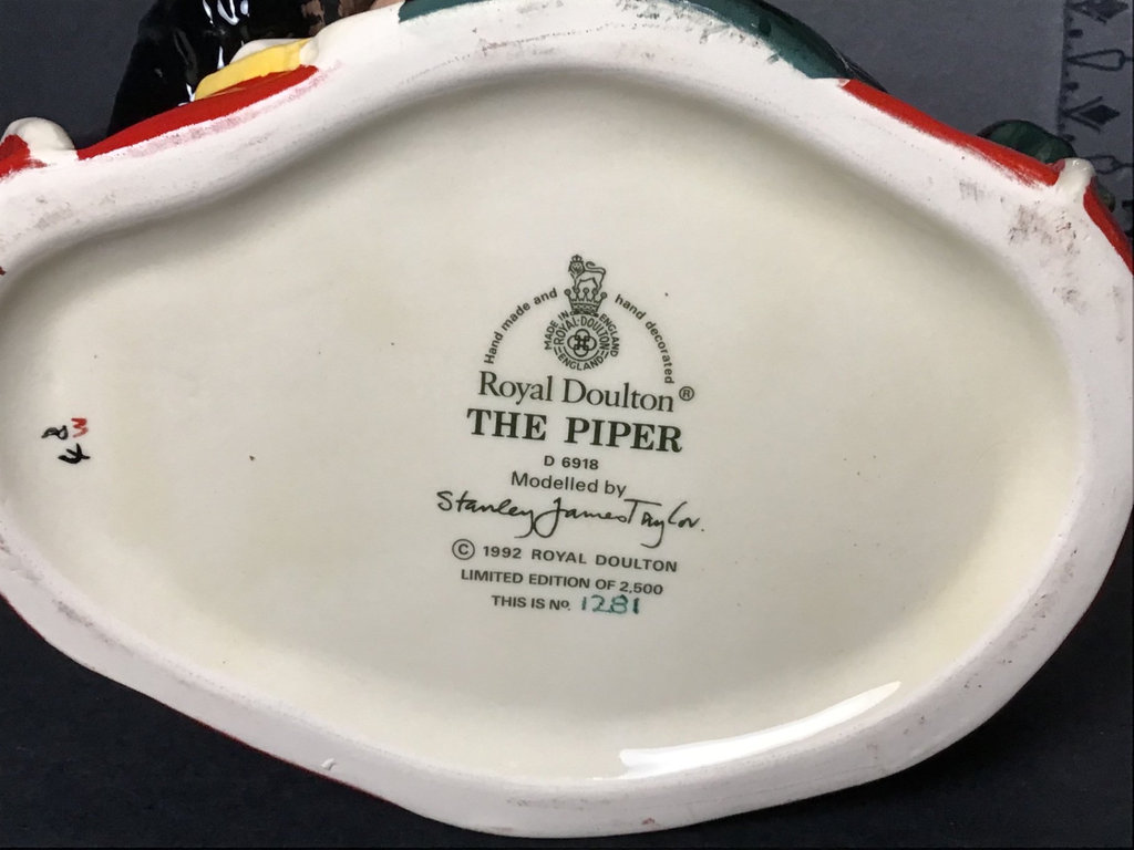 Royal Doulton Large Character Jug - The Piper - image 3 of 4