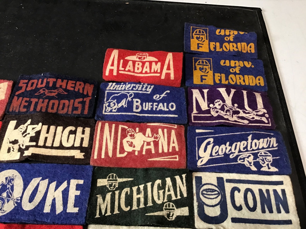 1950s Mini Felt Baseball / Football / Prison Pennants - image 8 of 8