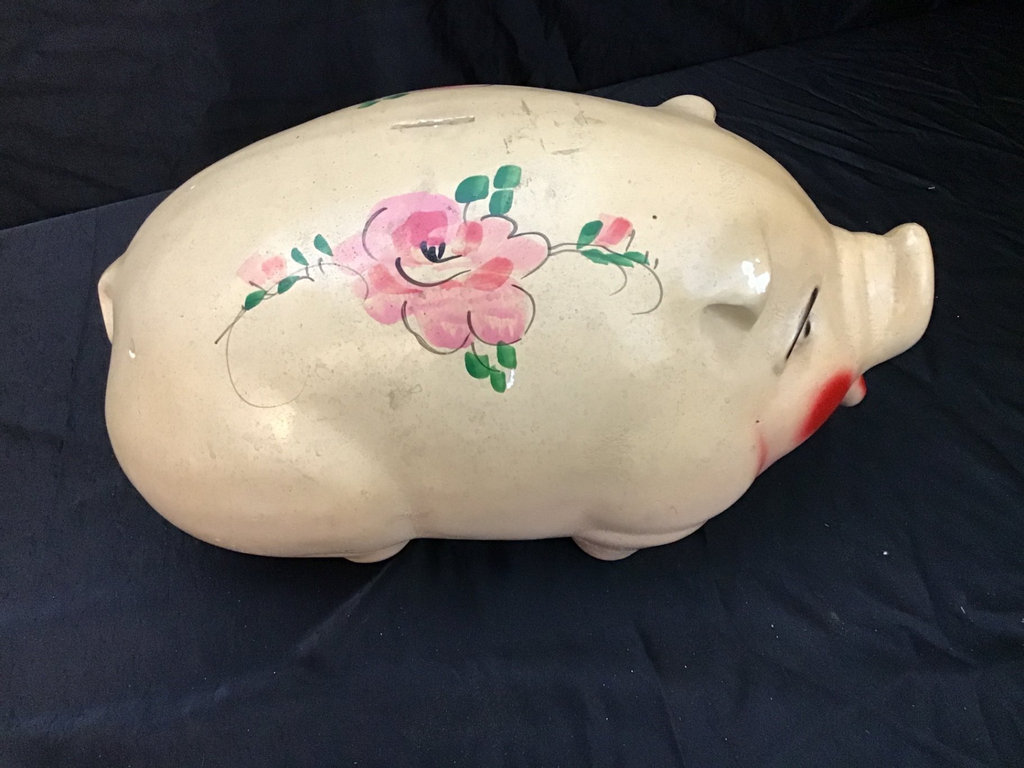 Carnival Style Chalkware Piggy Bank - image 1 of 5