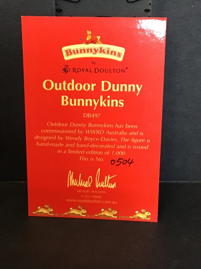 Royal Doulton Bunnykins - Outdoor Dunny - image 7 of 7