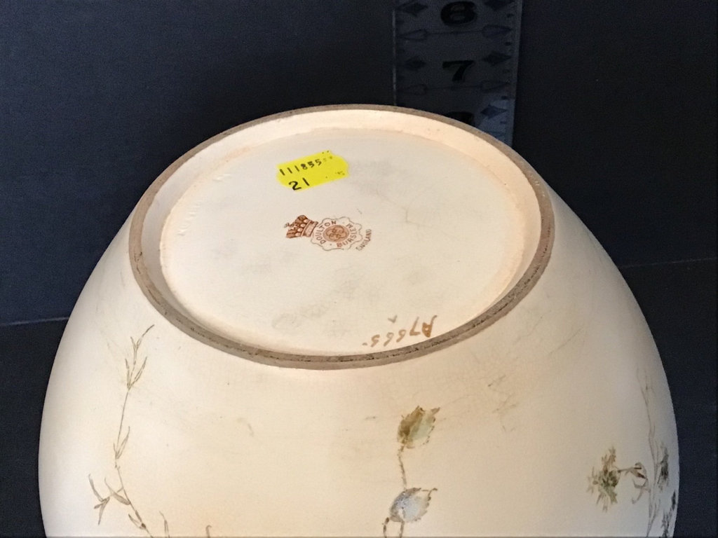 Burslem Royal Doulton Floral Vase and Pitcher - image 7 of 14