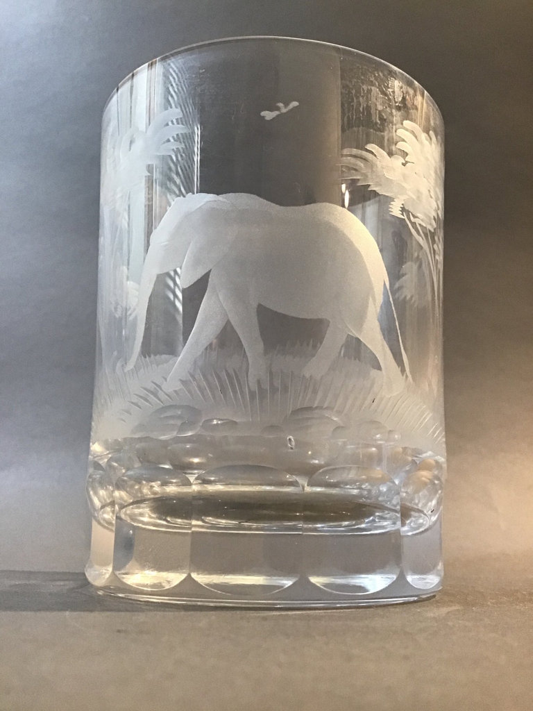 Queen Lace Crystal Double Old Fashioned Safari Glasses - image 8 of 8