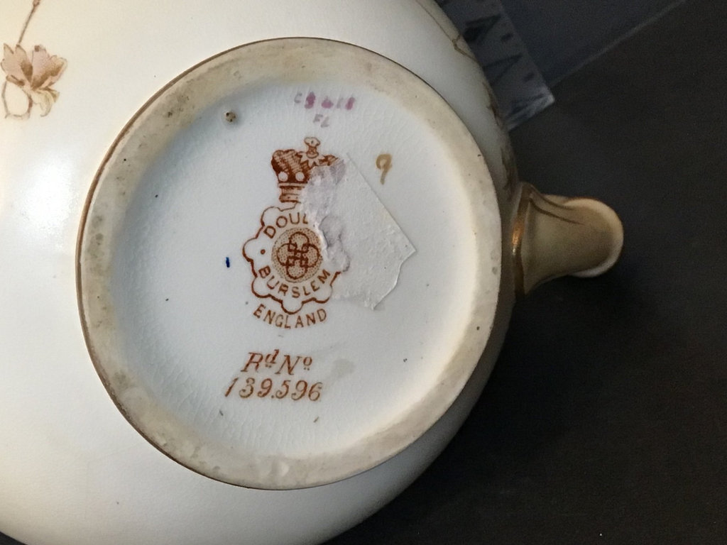 Burslem Royal Doulton Floral Vase and Pitcher - image 14 of 14