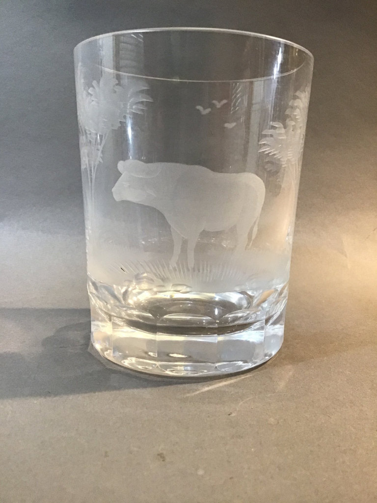 Queen Lace Crystal Double Old Fashioned Safari Glasses - image 4 of 8