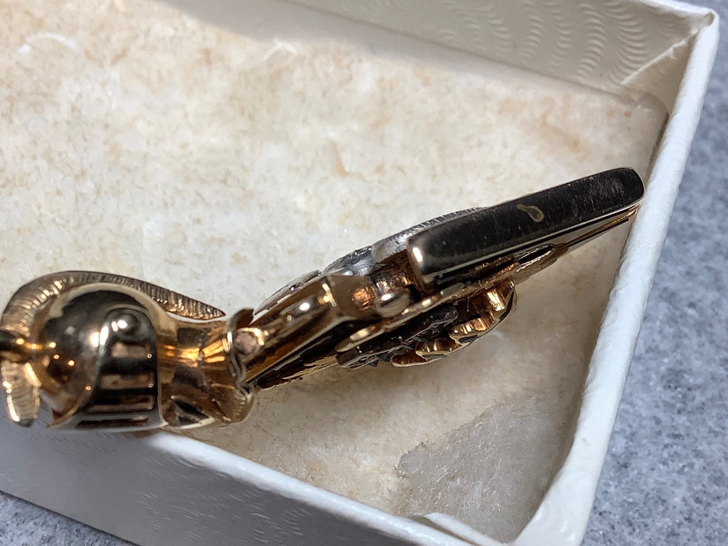 Gold & Onyx Knights Templar Pendant - image 8 of 10