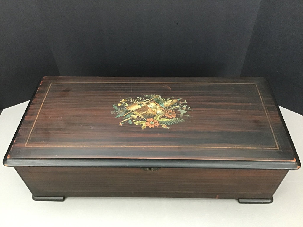 Vintage Cylinder Music Playing Box - image 3 of 8