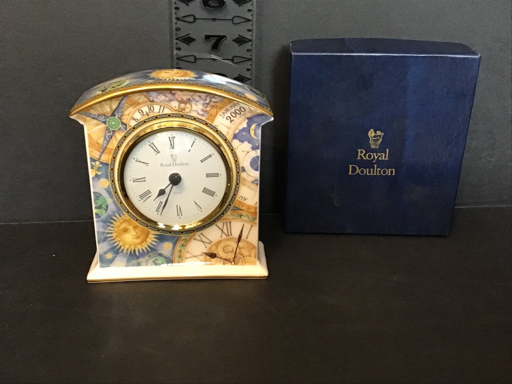 Royal Doulton Millennium Desk Clock - image 1 of 6