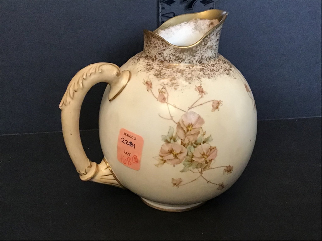 Burslem Royal Doulton Floral Vase and Pitcher - image 11 of 14