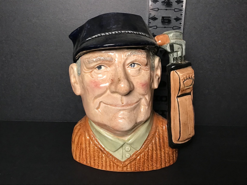 Royal Doulton Character Jug - Golfer - image 1 of 4