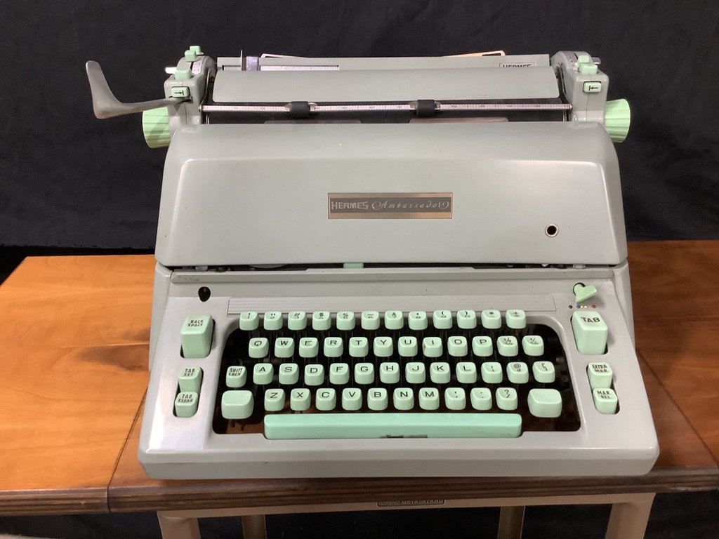 Hermes Typewriter and Desk - image 3 of 7