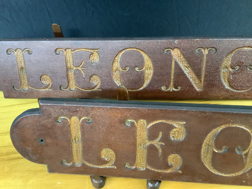 Leonora Nautical Name Plates - image 1 of 4