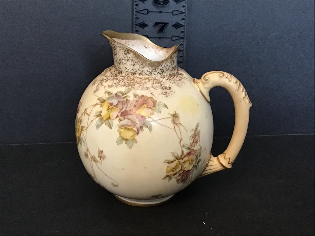 Burslem Royal Doulton Floral Vase and Pitcher - image 10 of 14