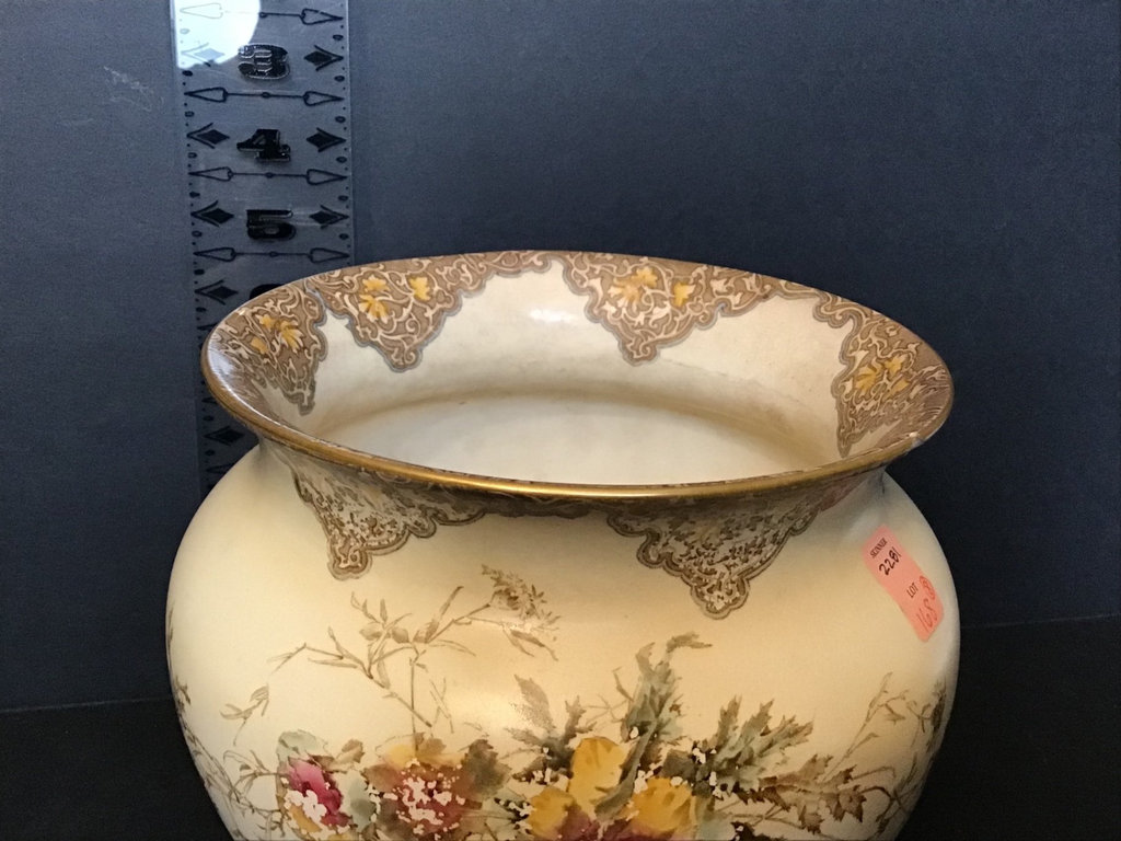 Burslem Royal Doulton Floral Vase and Pitcher - image 3 of 14