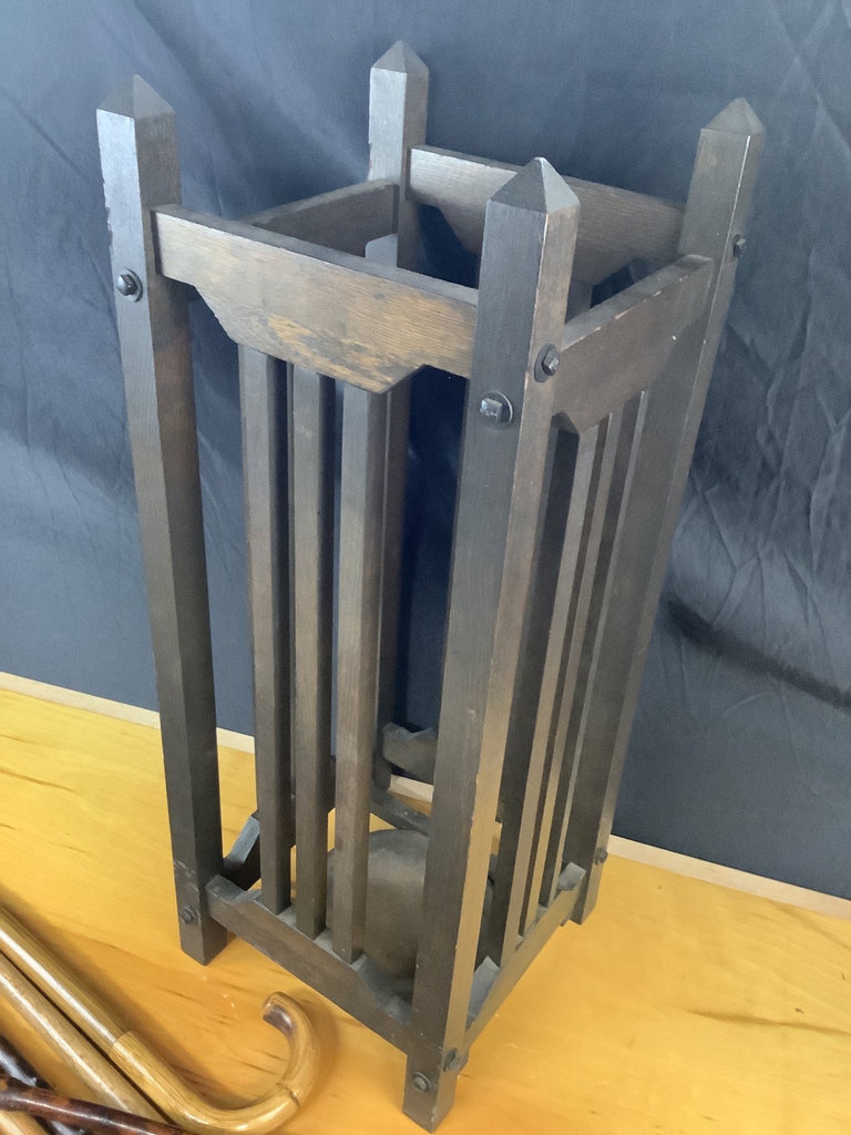 Craftsman Style Umbrella Stand & Accessories - image 2 of 7