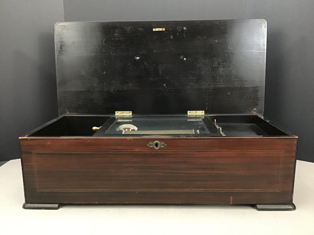 Vintage Cylinder Music Playing Box - image 2 of 8