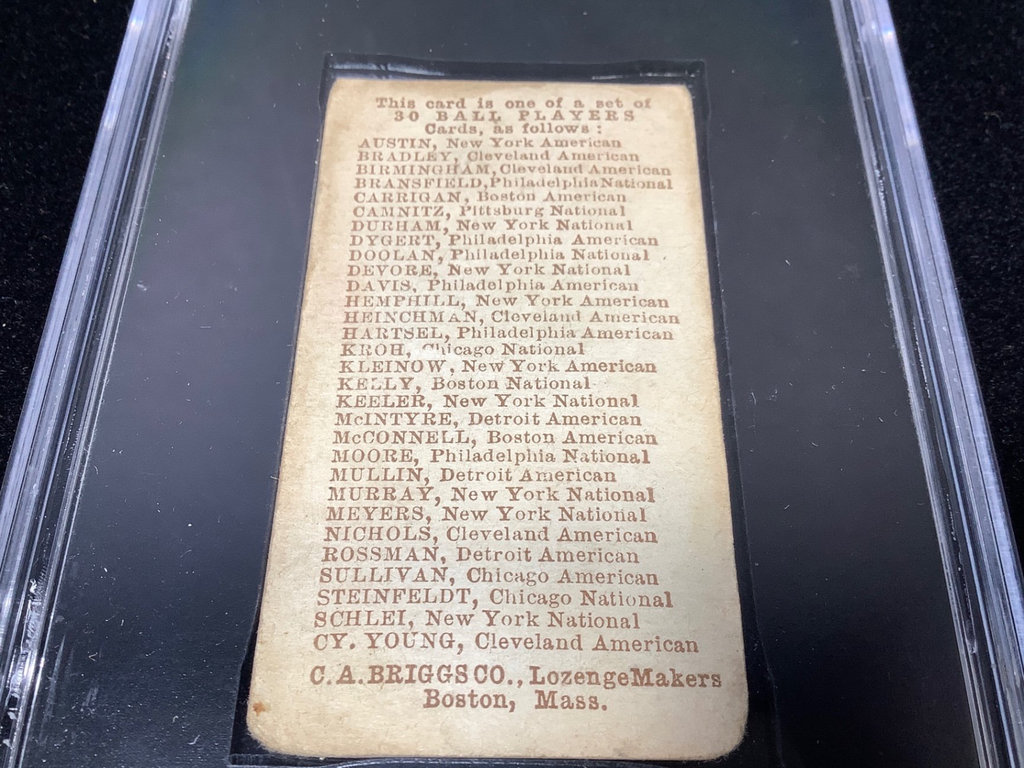 C.A. Briggs Co. 1909-10 E97 Howie Camnitz Card - image 3 of 7
