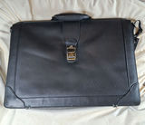 Mancini Black Leather Briefcase - thumbnail 1 of 6